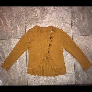 Persnickety Mustard knit sweater